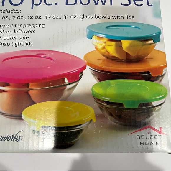 Kitchenworks Bowl set 10 pcs, NEW NEVER USED - Picture 4 of 6